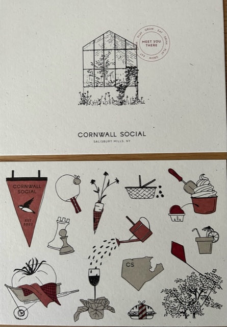 Cornwall Social Post Cards